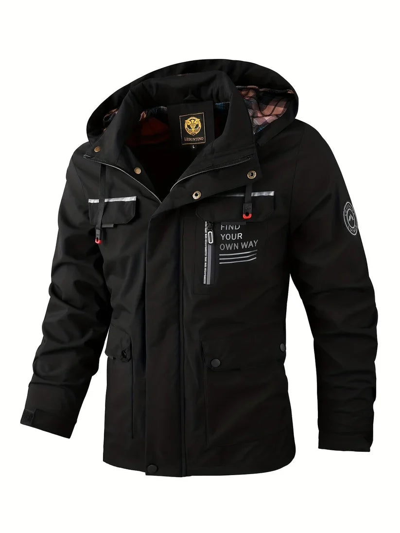 Waterproof Winter Jacket Men | Angelica Insulated Hood Coat