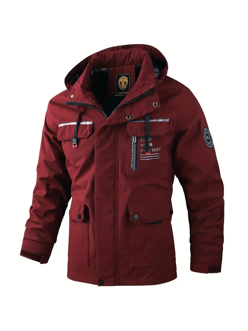Waterproof Winter Jacket Men | Angelica Insulated Hood Coat