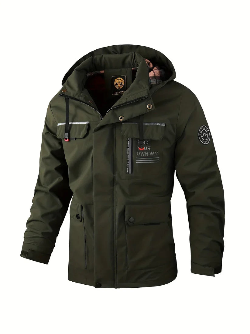 Waterproof Winter Jacket Men | Angelica Insulated Hood Coat