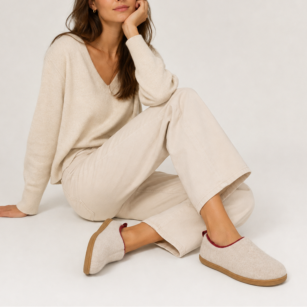 Orthopedic Fleece Slippers for Men & Women – Supportive House Shoes