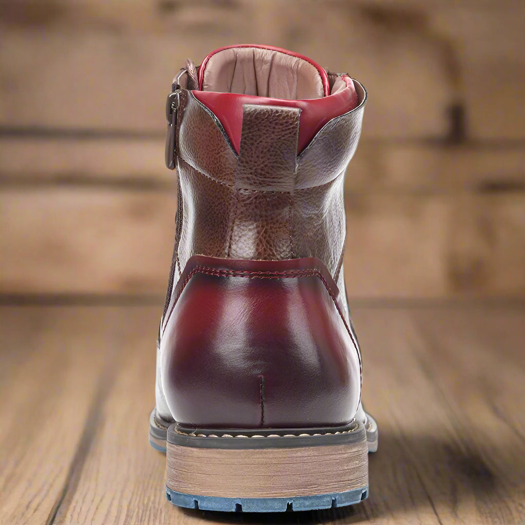 Men's Leather Zip and Lace Boots | Blake Classic Style