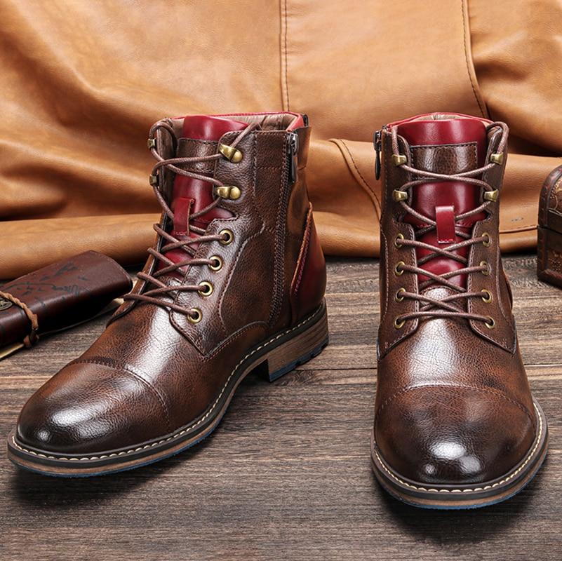 Men's Leather Zip and Lace Boots | Blake Classic Style