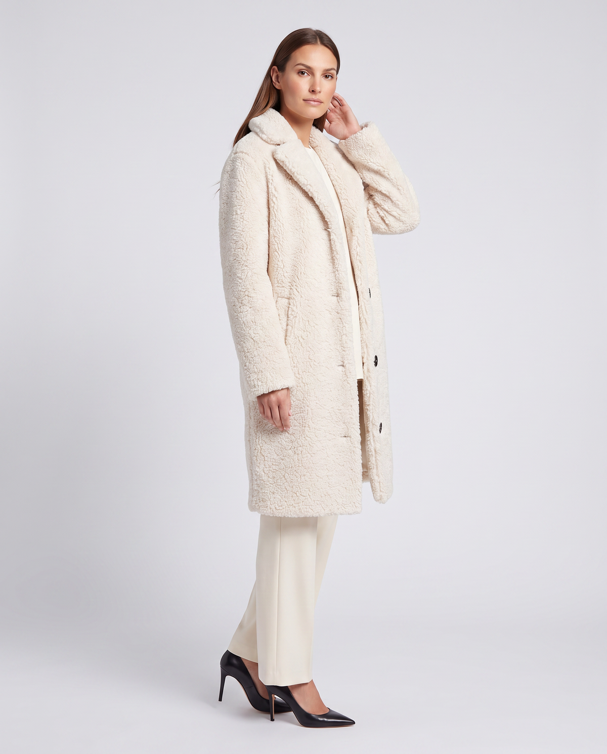 Women's Teddy Coat Brown – Soft Sherpa Winter Outerwear