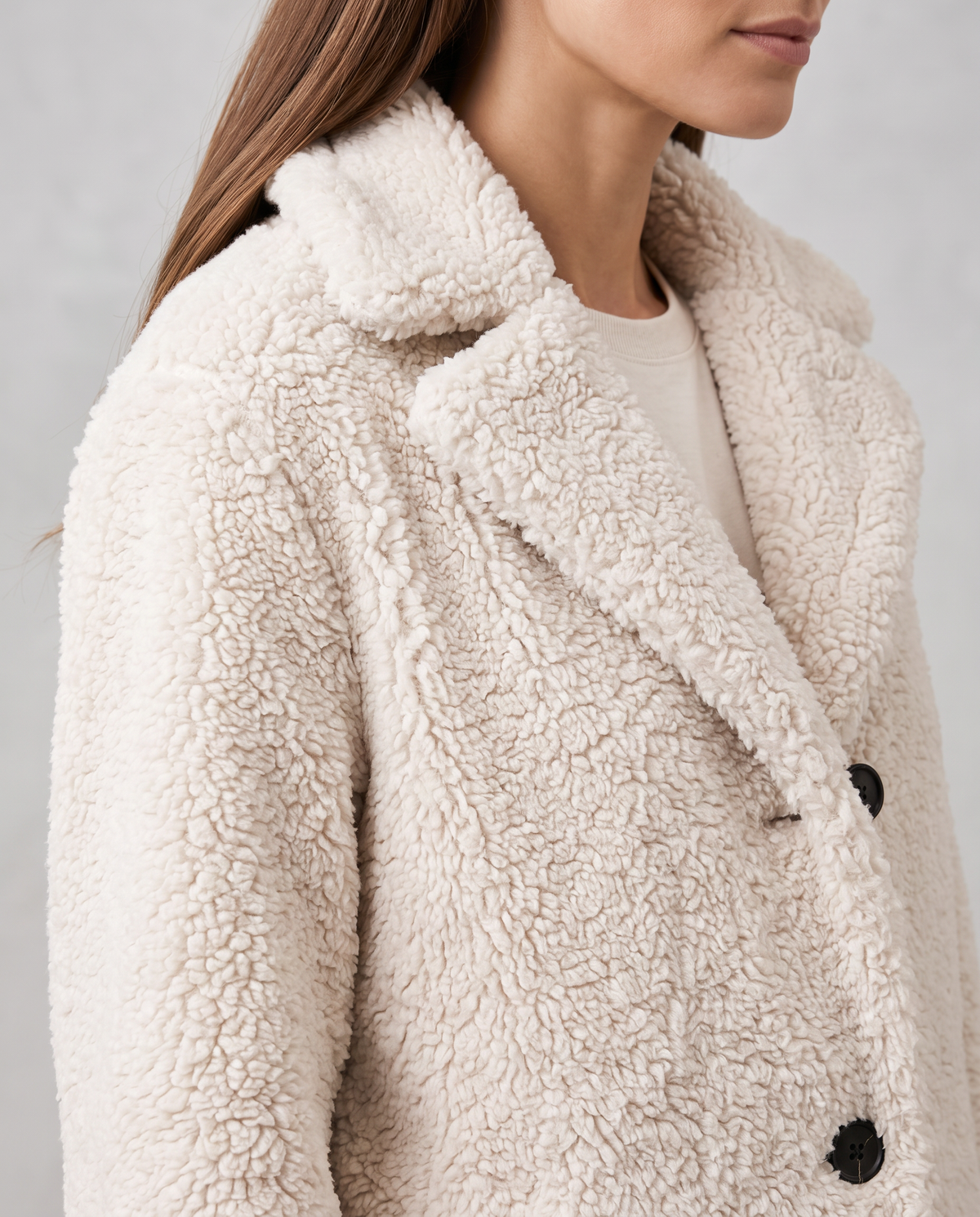 Women's Teddy Coat Brown – Soft Sherpa Winter Outerwear