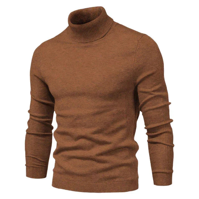 Men's Turtleneck Knit Sweater | Casual Andrew Style