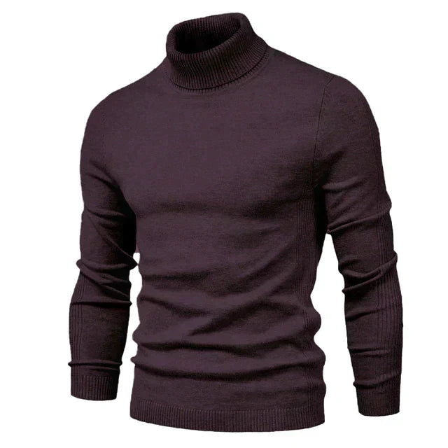 Men's Turtleneck Knit Sweater | Casual Andrew Style