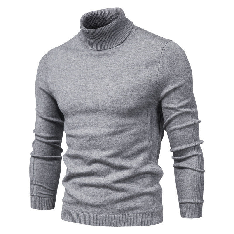 Men's Turtleneck Knit Sweater | Casual Andrew Style