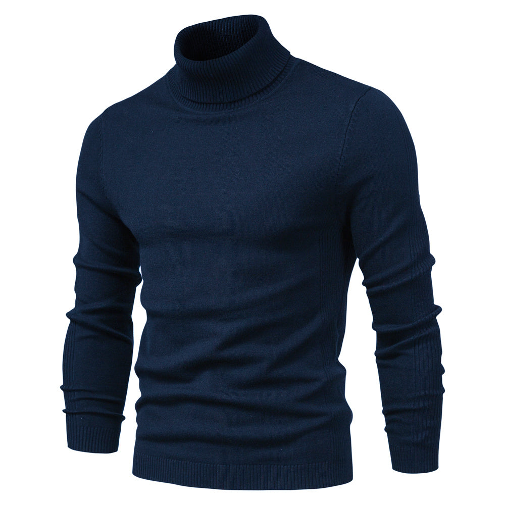 Men's Turtleneck Knit Sweater | Casual Andrew Style