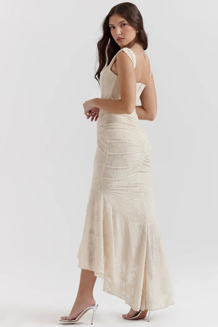 Floral Maxi Dress Women – Vintage Romantic Print