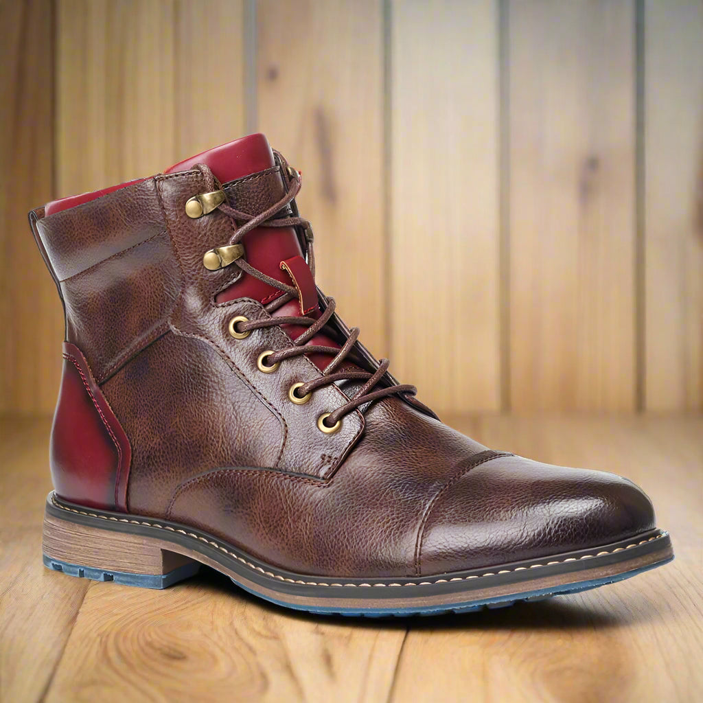 Men's Leather Zip and Lace Boots | Blake Classic Style