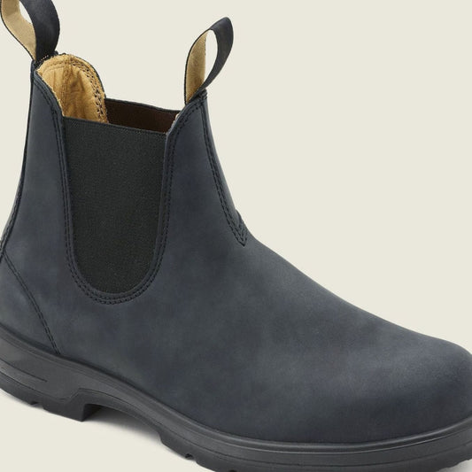 Men's Leather Chelsea Boots Slip-On Rugged Sole | Jesse London