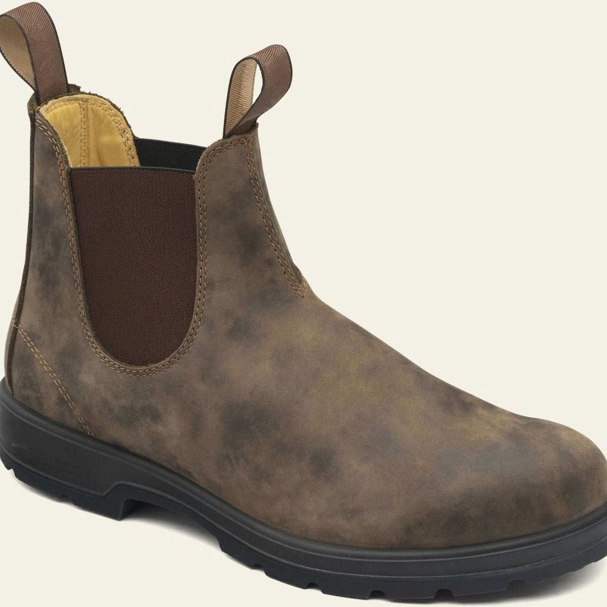 Men's Leather Chelsea Boots Slip-On Rugged Sole | Jesse London