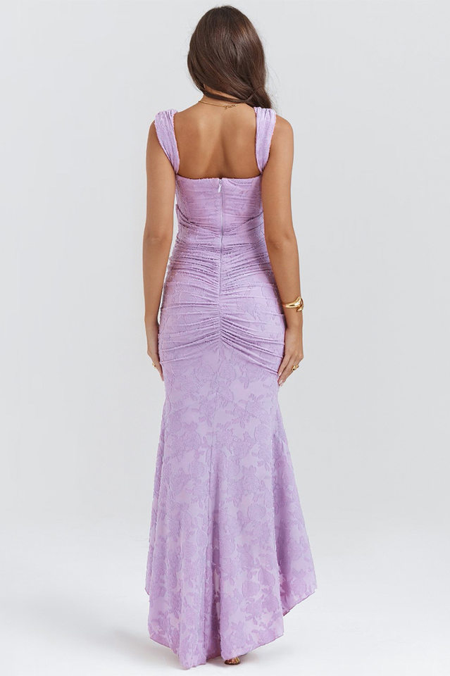Floral Maxi Dress Women – Vintage Romantic Print
