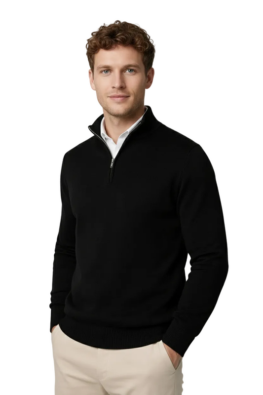 Men's Half Zip High Neck Sweater – Christopher by Jesse London